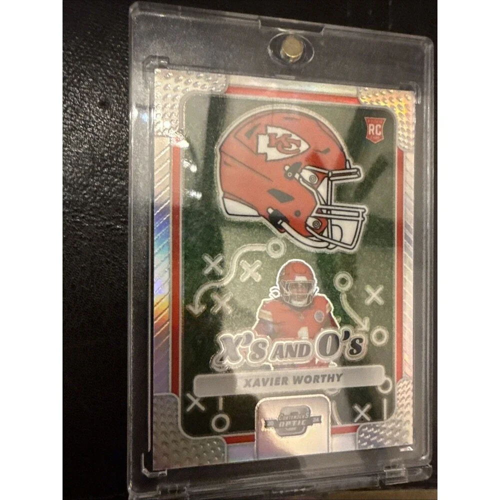 2024 PANINI OPTIC CONTENDERS XAVIER WORTHY X'S AND O'S ROOKIE  Silver Prizm RC